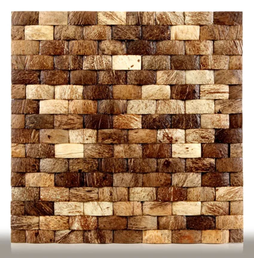 Tấm Gạch Dừa Mosaic Trang Trí Decor 2025